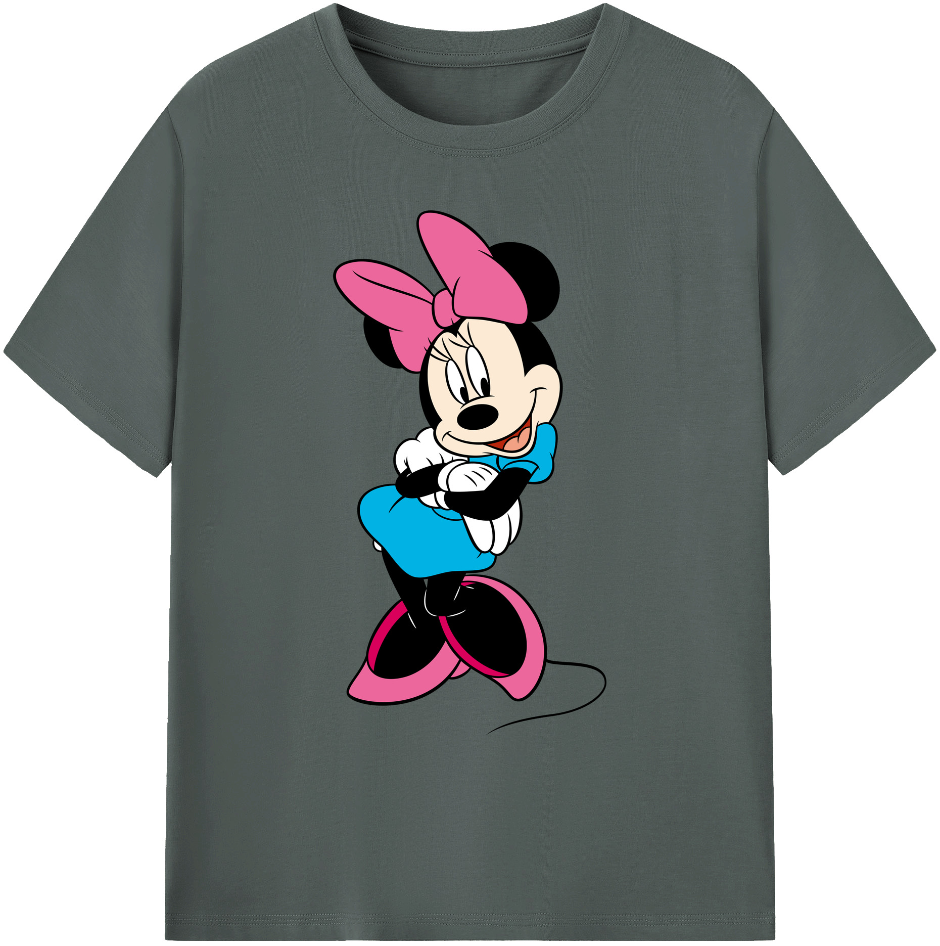 ミッキーマウス Mickey Mouse 綿100％ メンズ半袖Tシャツ｜肌触りやわらか＆通気性